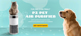 Amicura P2 360° Airflow Pet Air Purifier,Pet air purifier with HEPA filter, silent operation, suitable for pet households