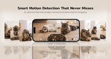 Smart Motion Detection That Never Misses
AI captures their best angles. and saves the best clips for bragging.