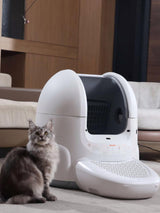 Amicura cura 2 Automatic litter box, automatische katzenklos,	
essen katzen,Automatic cat litter box, 65L spacious design, supports multiple cleaning modes, safe anti-clip
