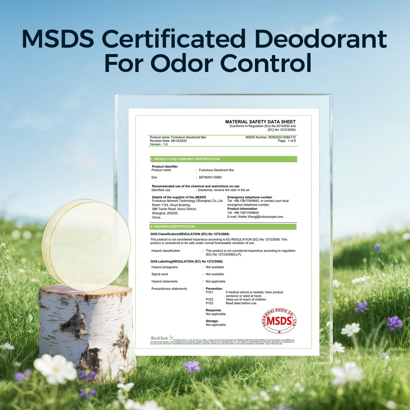 Odor Removal Bar for Cura 3 Automatic Cat Litter Box, MSDS Certified, 3-Pack