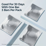 Odor Removal Bar for Cura 3 Automatic Cat Litter Box, MSDS Certified, 3-Pack