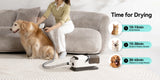 Time for Drying
10-15min Small Breeds
15-30min Small to Medium Breeds
30-45min Medium to Large Breeds