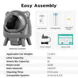 AmiCura Self Cleaning Cat Litter Box Cura X1 - Amicura