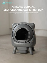 AMICURA CURA X1
SELF-CLEANING CAT LITTER BOX