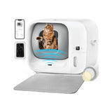 Cura 3 Auto-Pack Cat Litter Box & F1 Pro Feeder - Amicura