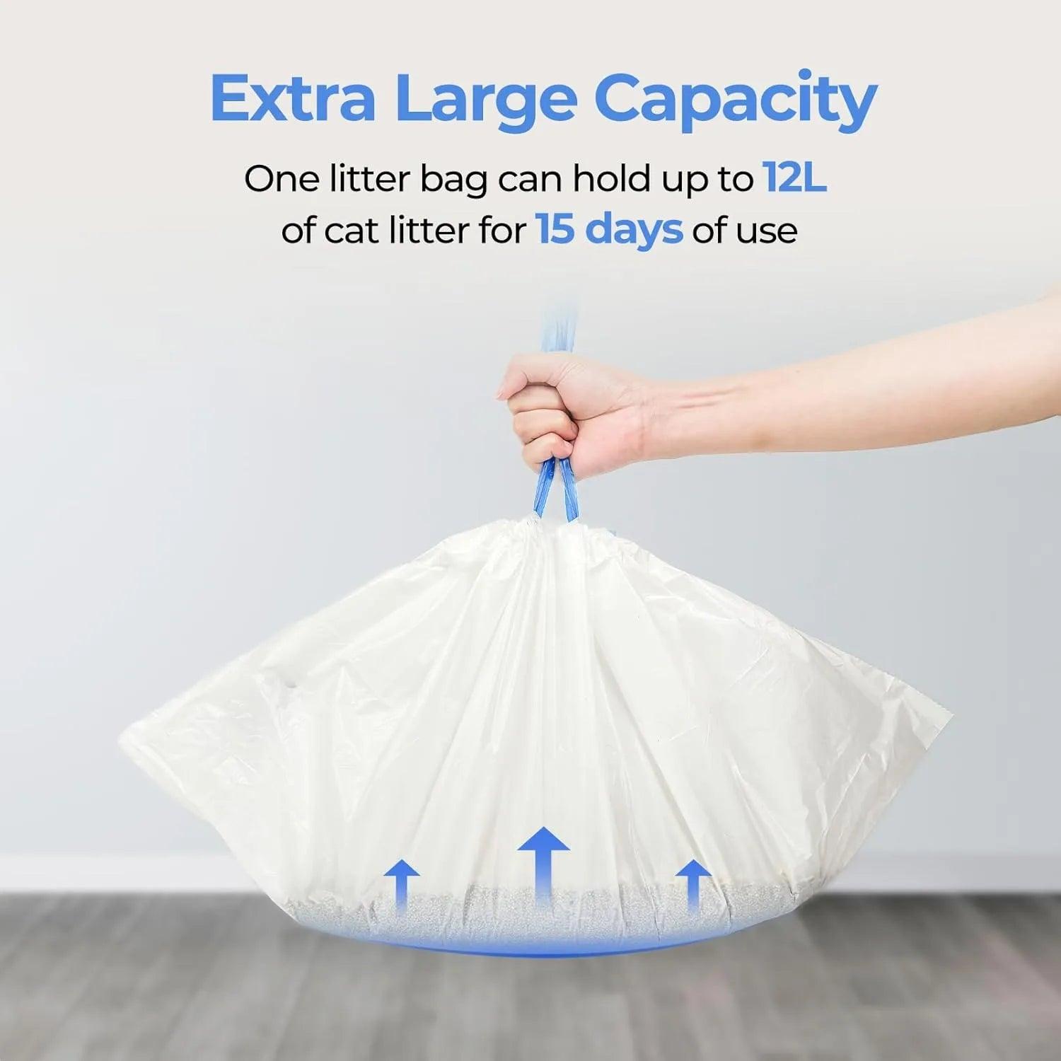 Amicura 12L Litter Bags with Handle, for cura 2（45 bags） - Amicura