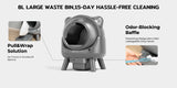 8L LARGE WASTE BIN, 15-DAY HASSLE-FREE CLEANING