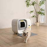 Amicura Cura 3: Auto-Pack Self Cleaning Cat Litter Box with app control. Real-time UTI/constipation alerts & TÜV 7-sensor safety.