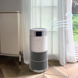 Amicura P2 Pet Air Purifier- 13 x air exchange/minute for 80 m² rooms, H13 hospital filter, APP control, best air purifier for pets and children