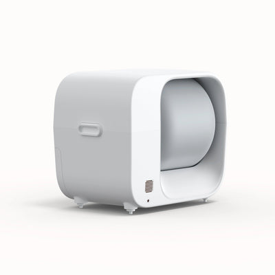 AmiCura Cura 3 Triple Odor Eliminator & Auto-Pack Self Cleaning Cat Litter Box - Amicura