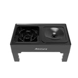 Amicura 2-in-1 Elevated Dog Bowl Stand