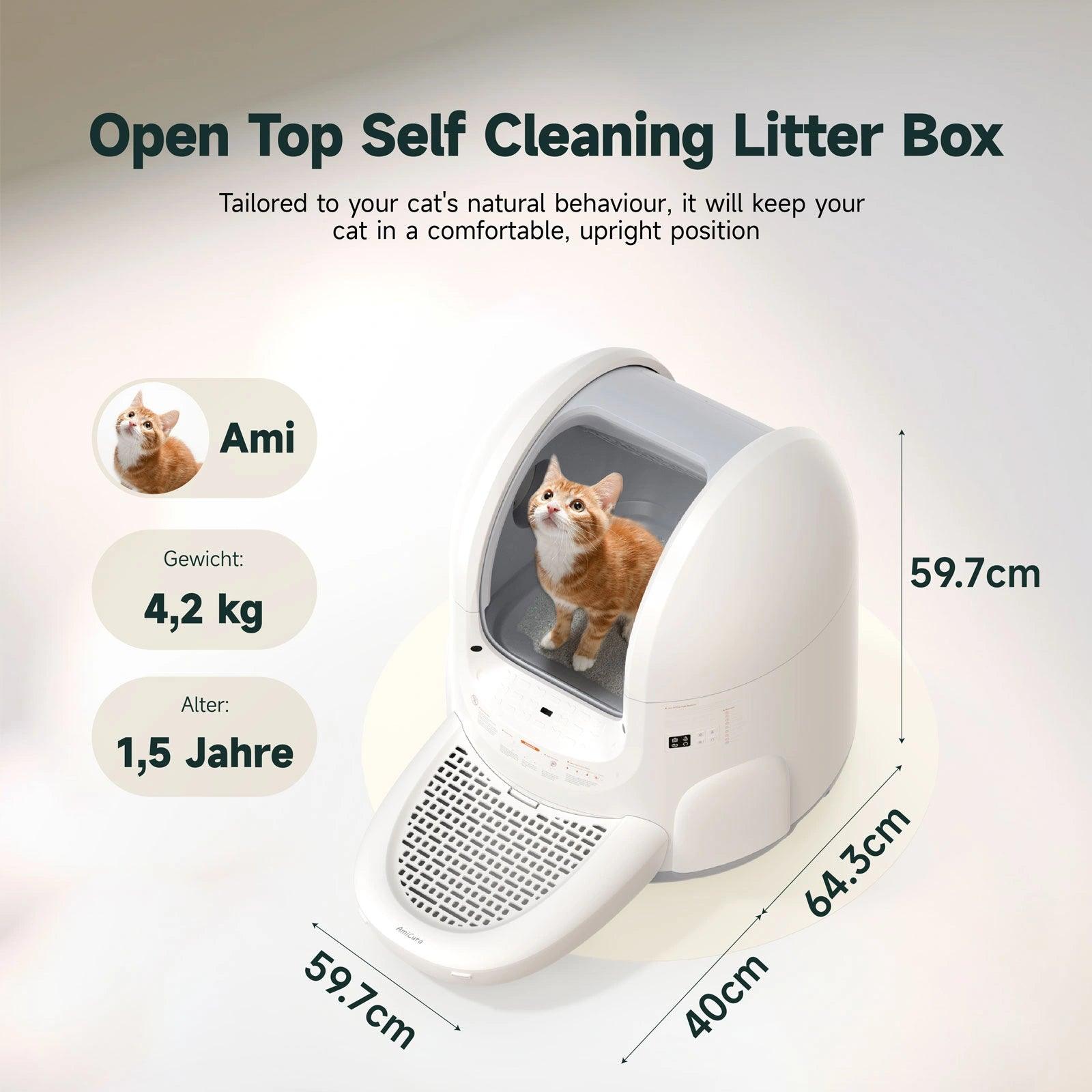 Amicura Self Cleaning Cat Litter Box Cura 2 - Amicura