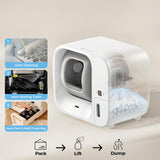 Amicura cura3 self cleaning cat litter box, selbstreinigendes katzenklo | Selbstreinigende Katzentoilette | Vollautomatisches katzenklo | Katzentoilette,litière automatique