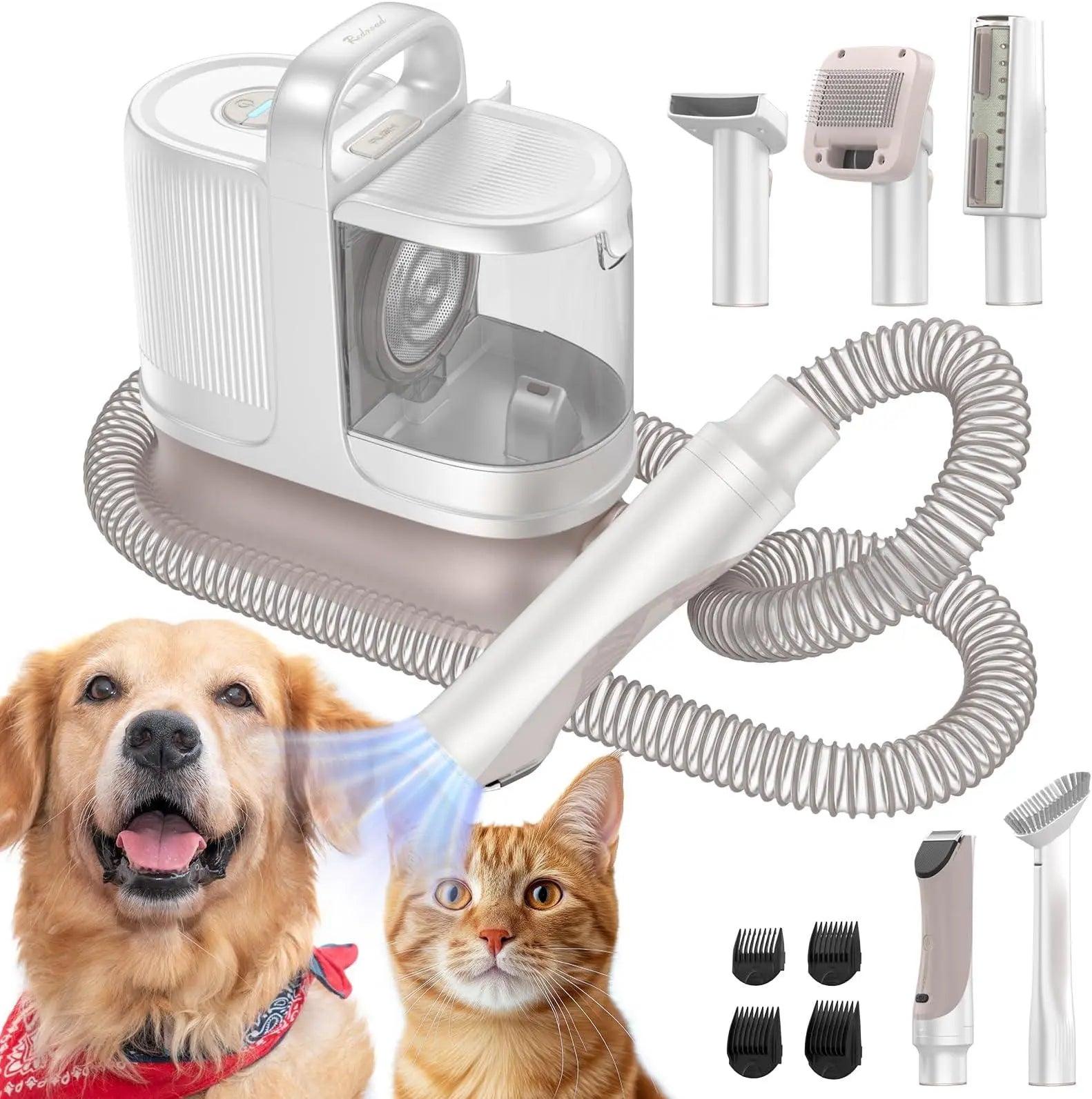 Amicura P17 6-in-1 Function Pet Vacuum Trimmer Shaver Set - Amicura